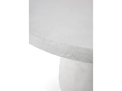 Mesa De Centro* Mesa de centro em poliresina de microcimento Branco