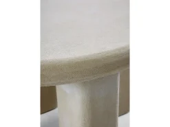 Mesa de centro em poliresina de microcimento^ Mesa De Centro