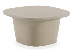 Discount Mesa de centro em poliresina de microcimento Camel