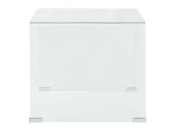 Mesa De Centro| Mesa de centro em vidro temperado 49,5x50x45 cm PT138637 Transparente