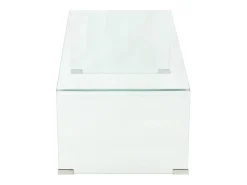 Discount Mesa de centro em vidro temperado 98x45x30cm PT472890 Transparente