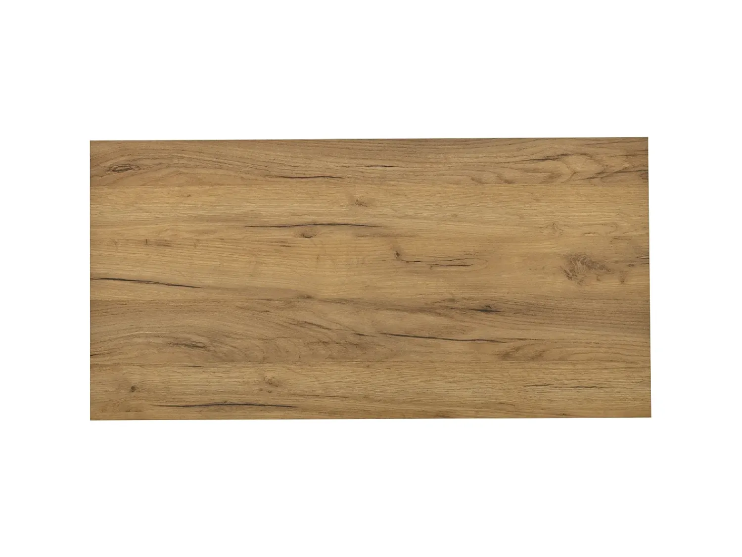 New ModernLuxe Mesa de centro envernizada brilhante 100x50x35 cm - con LED - con 2 gavetas - painéis de partículas - branco + natural Natural claro / Branco