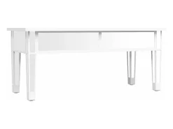 vidaxl Mesa de centro espelhada 106x45x45cm derivados de madeira/vidro^ Mesa De Centro