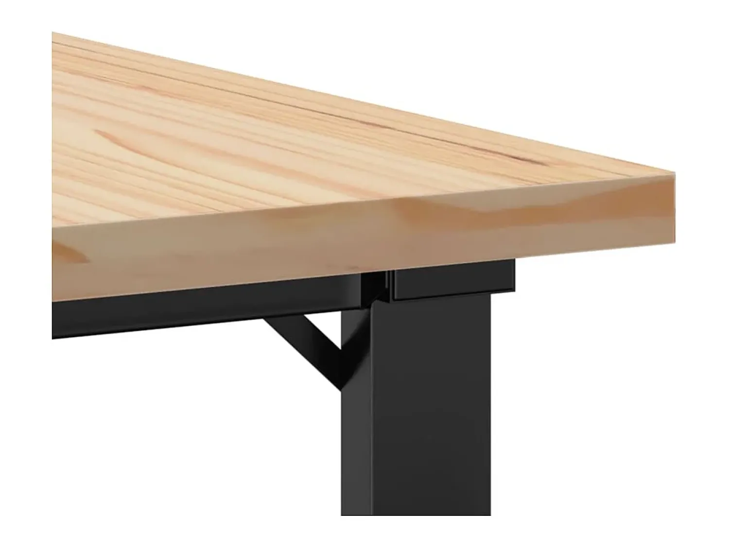 Mesa De Centro|vidaxl Mesa de centro estrutura em O 70x70x40,5 cm pinho/aço Castanho