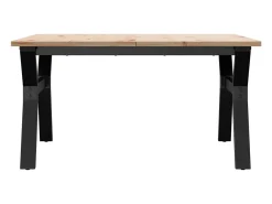 Mesa De Centro|vidaxl Mesa de centro estrutura em Y 80x80x45 cm pinho e aço Castanho