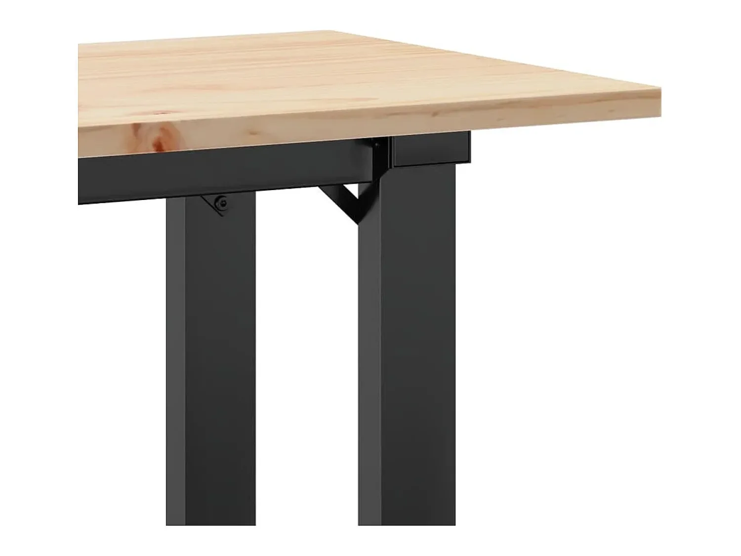 Mesa De Centro*vidaxl Mesa de centro estrutura em O 110x40x45cm pinho e aço Castanho