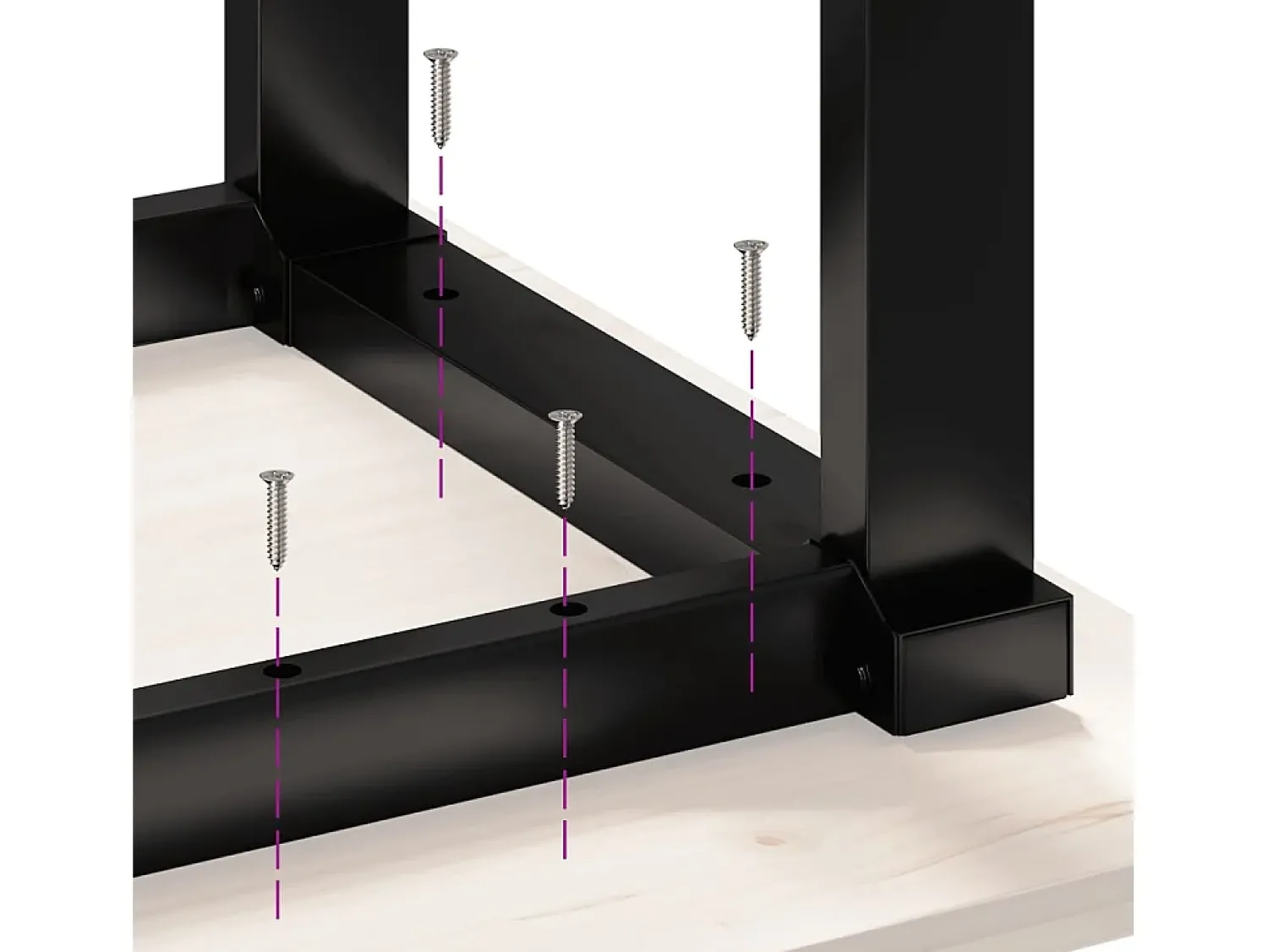 Hot vidaxl Mesa de centro estrutura em O 110x40x45,5cm pinho/aço Castanho