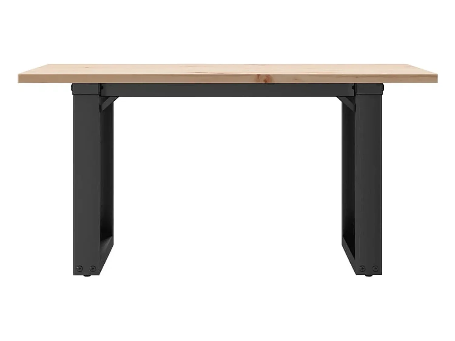 Mesa De Centro|vidaxl Mesa de centro estrutura em O 80x50x40 cm pinho e aço Castanho