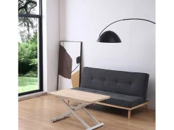 Mesa De Centro|duehome Mesa de centro extensível Katia Cinzento