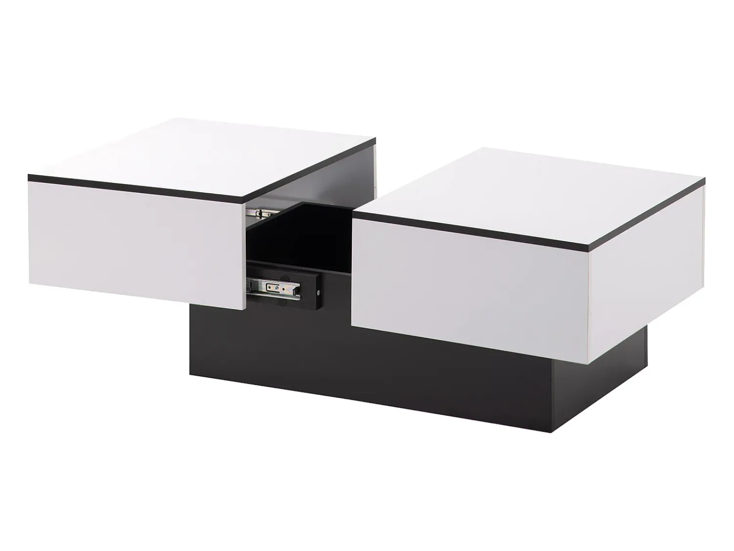 Online Merax Mesa de centro extensível - Madeira MDF - Estilo moderno - para sala, escritório - Branco