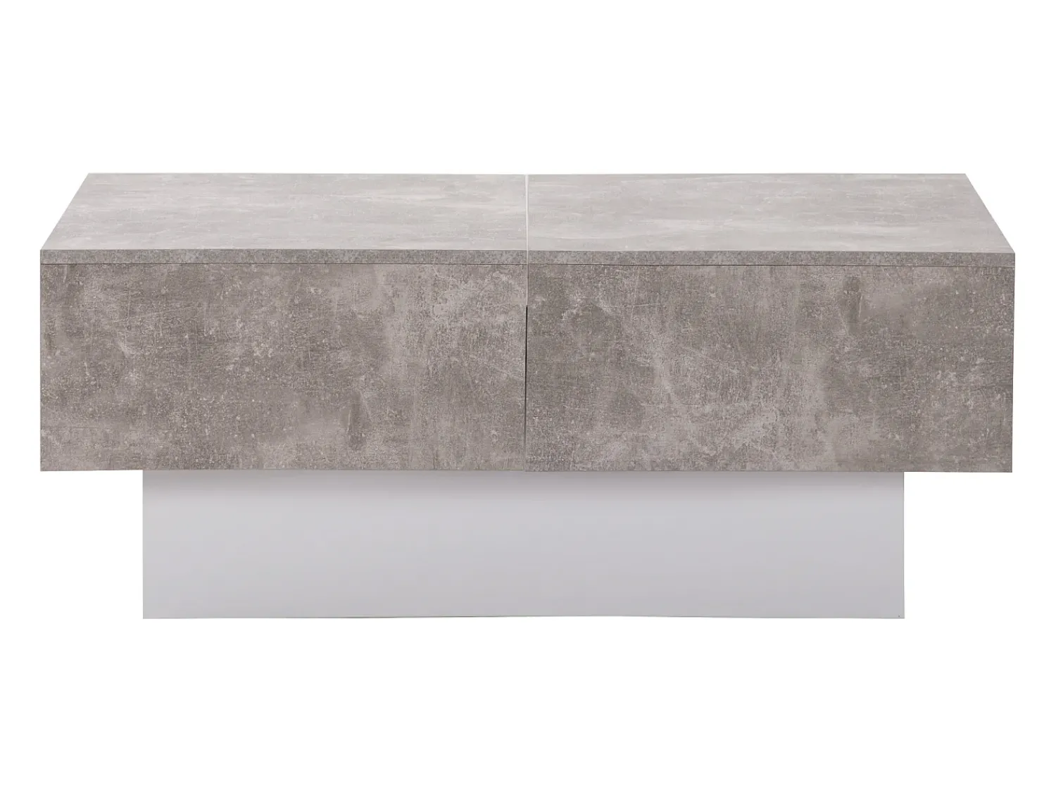 Merax Mesa de centro extensível - Madeira MDF - Estilo moderno - para sala, escritório - Cinza^ Mesa De Centro