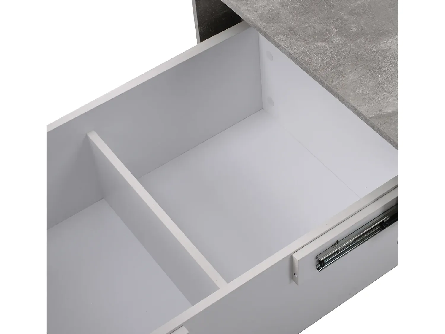 Merax Mesa de centro extensível - Madeira MDF - Estilo moderno - para sala, escritório - Cinza^ Mesa De Centro