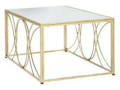 Clearance MESA DE CENTRO EXY 90X60X45 CM Prateado
