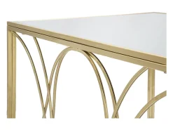 Clearance MESA DE CENTRO EXY 90X60X45 CM Prateado