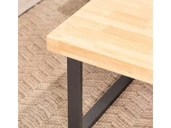 Mesa De Centro| Mesa de centro Fabrik carvalho/ Estilo industrial Sala de estar moderna Preto