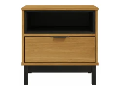 Online Mesa de centro FLAM 50x50x50 cm madeira de pinho maciça PT310349 Castanho