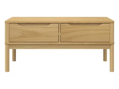 Mesa De Centro*vidaxl Mesa de centro FLORO 99x55,5x45 cm pinho maciço castanho mel Natural claro