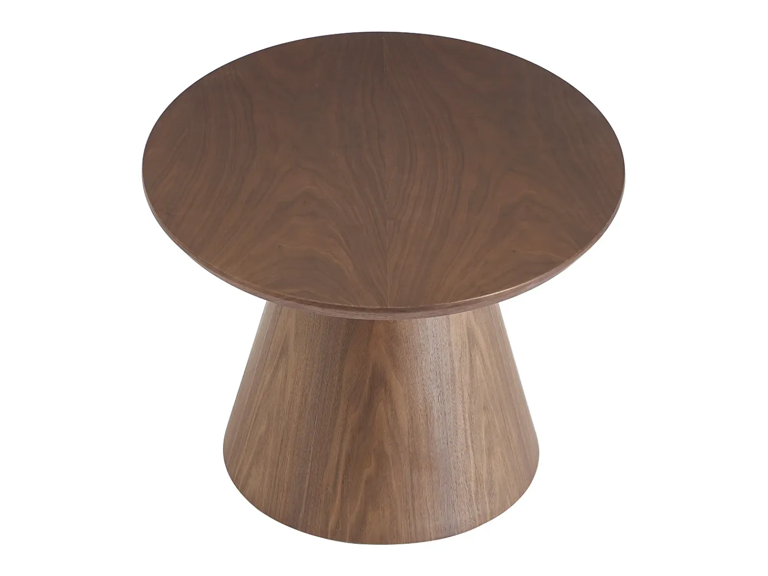 Mesa De Centro|Vente-unique Mesa de centro folha de nogueira - ANTELADA Natural escuro