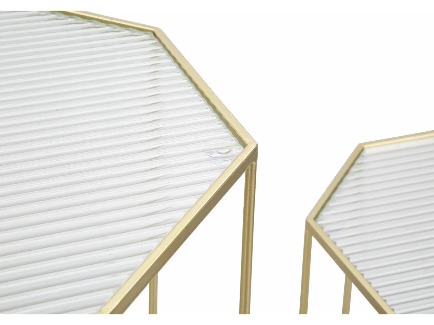 Mesa De Apoio*Dmora Mesa de centro George, Mesa de centro baixa, Porta-revistas para sofá, Estante de sala, , 50x46 h100 cm Dourado