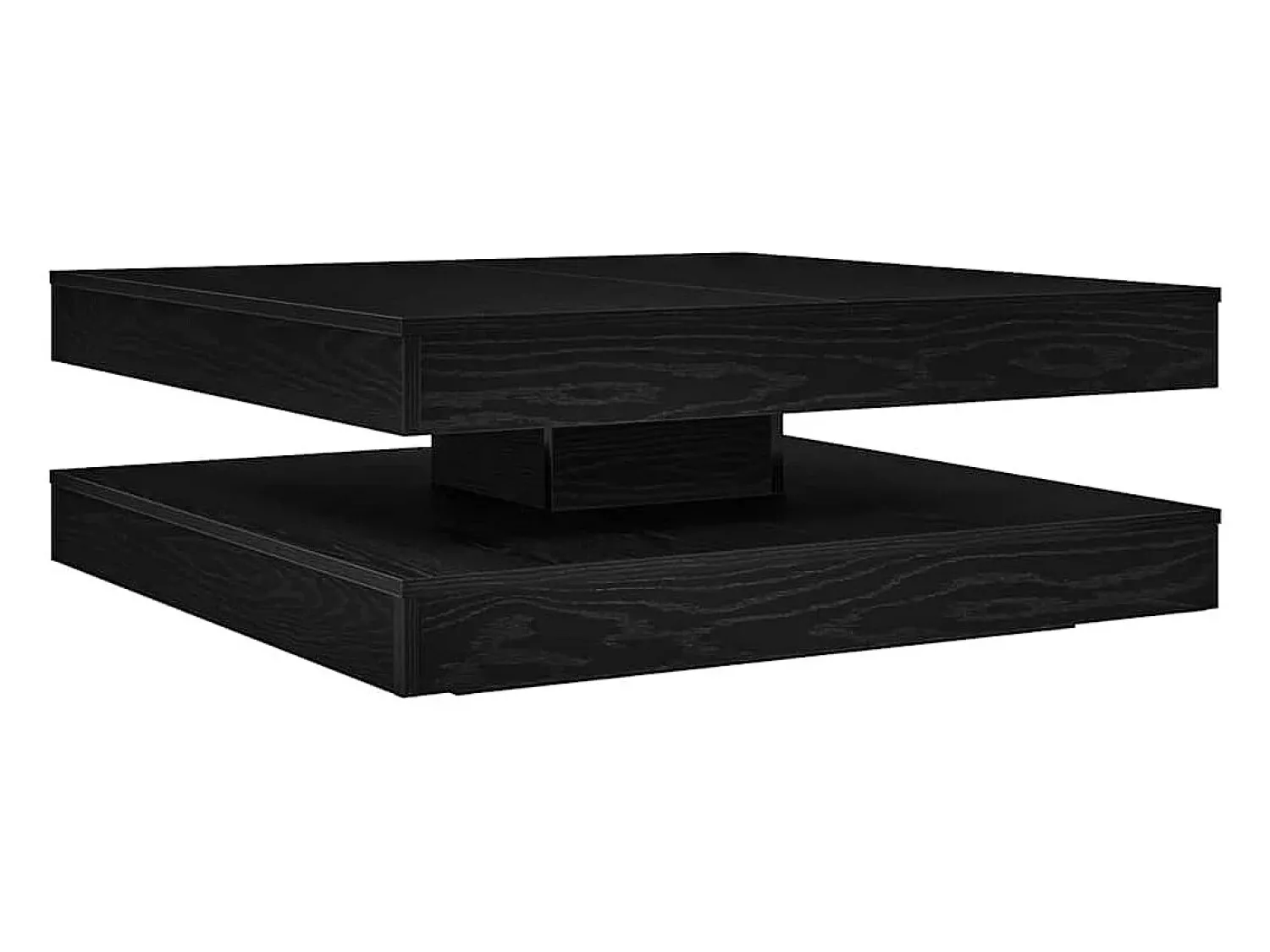 vidaxl Mesa de centro giratória 360 graus carvalho 90x90x34,5 cm^ Mesa De Centro