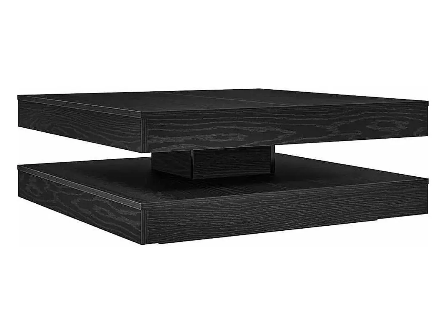 vidaxl Mesa de centro giratória 360 graus carvalho 90x90x34,5 cm^ Mesa De Centro