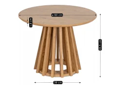 Mesa De Centro* Mesa de centro Harper Carvalho Natural claro