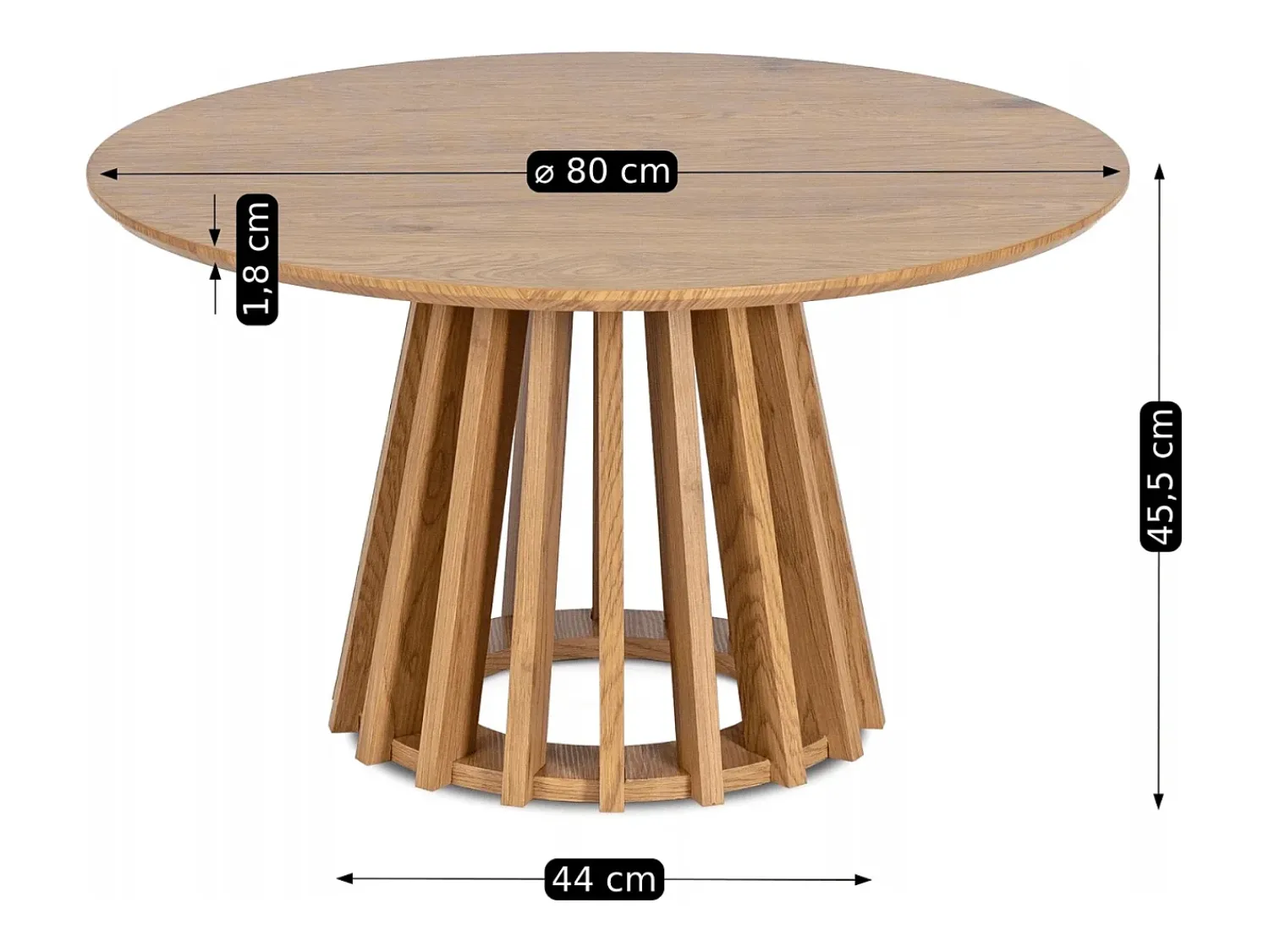 Mesa De Centro| Mesa de centro Harper Max Carvalho Natural claro