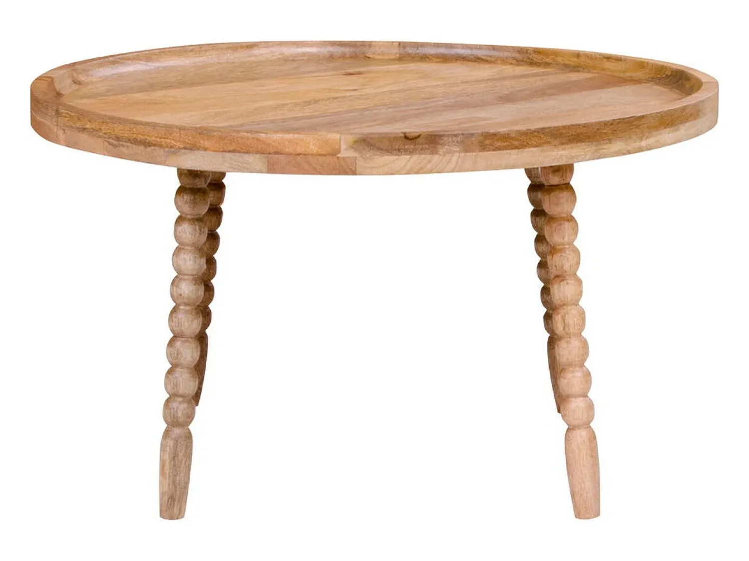 Hot Mesa de Centro Jammu, Castanho, 60x60x35 cm, Kendra Home Castanho chocolate