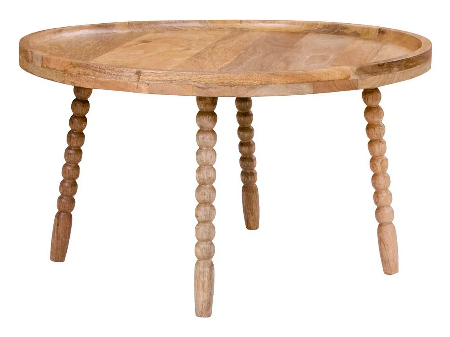 Hot Mesa de Centro Jammu, Castanho, 60x60x35 cm, Kendra Home Castanho chocolate