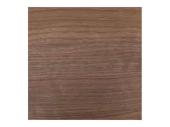 Atmosphera Mesa de centro Kemi de 2 andares em nogueira preta 52x36 cm^ Mesa De Centro