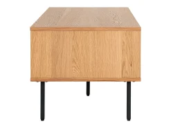 Mesa De Centro| Mesa de Centro Kyoto, Castanho, 100x50x45 cm, Kendra Home Castanho chocolate