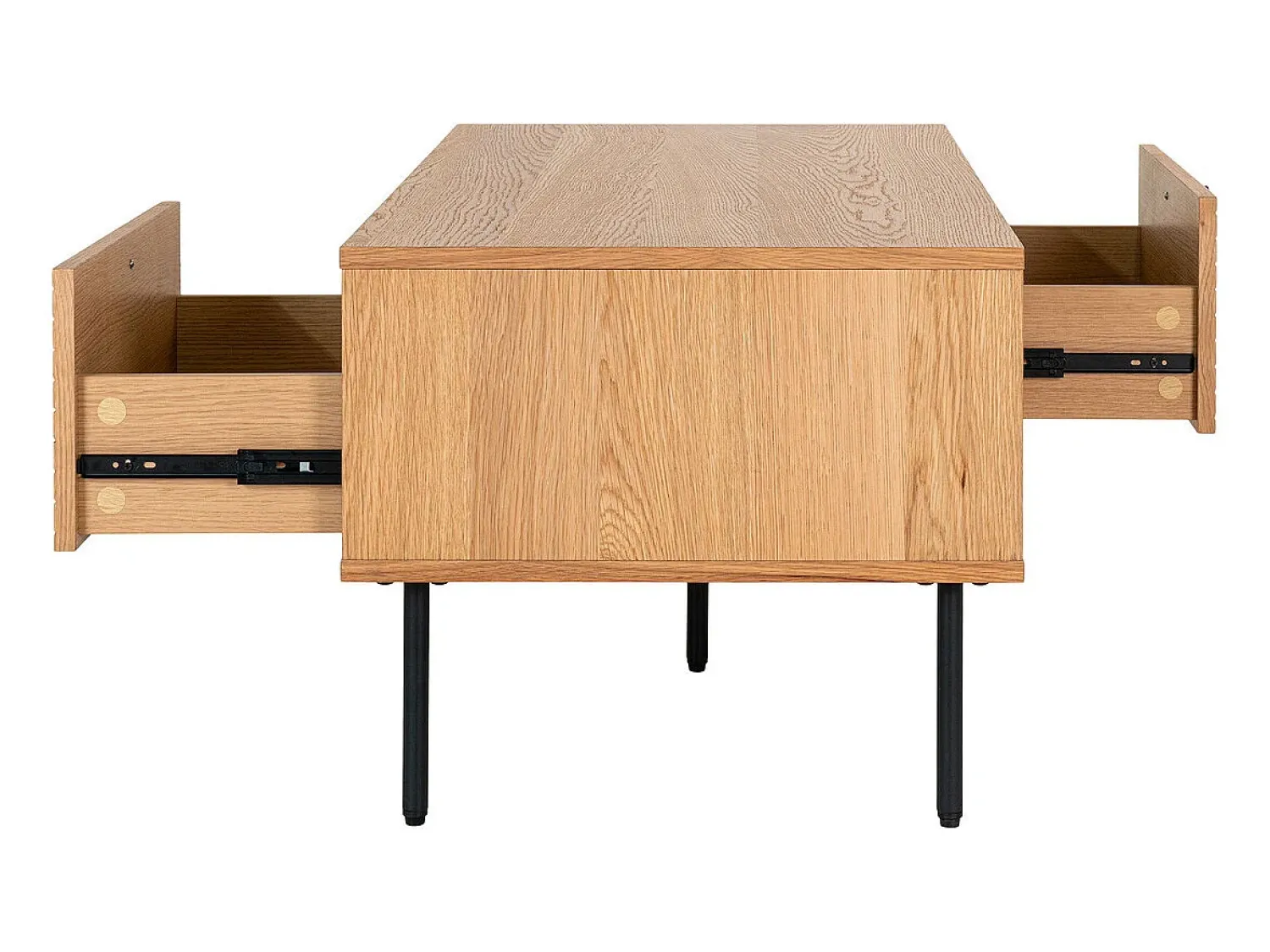 Mesa De Centro| Mesa de Centro Kyoto, Castanho, 100x50x45 cm, Kendra Home Castanho chocolate