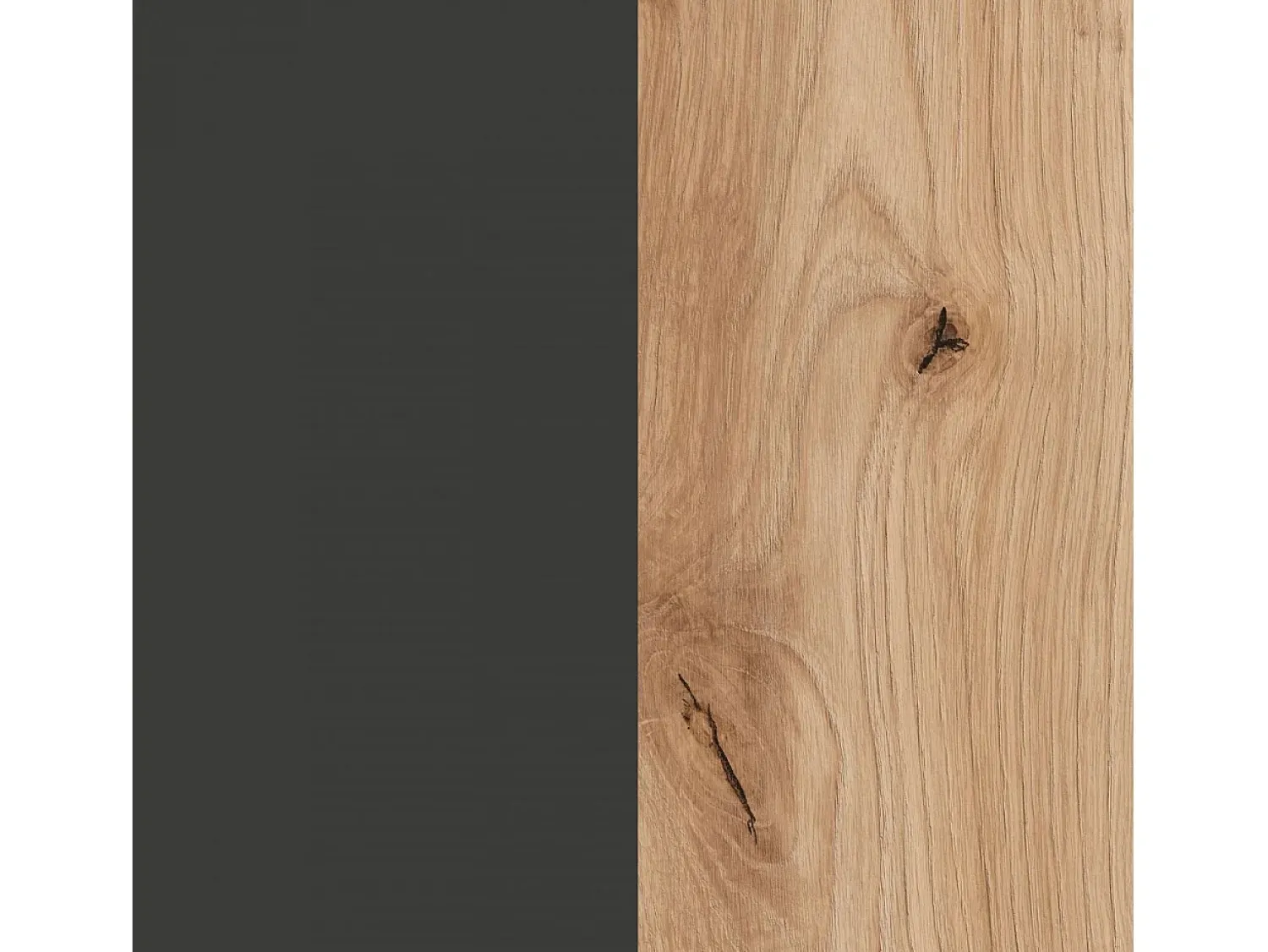 Mesa De Centro|duehome Mesa de centro Lea Gris Antracita - Roble Nodi Cinzento