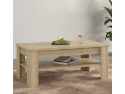 Petits-Meubles Mesa de centro Lucius madeira 50cm^ Mesa De Centro