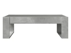 Mesa De Centro|vidaxl Mesa de centro luzes LED Infinity 90x53x30 cm cimento Cinzento