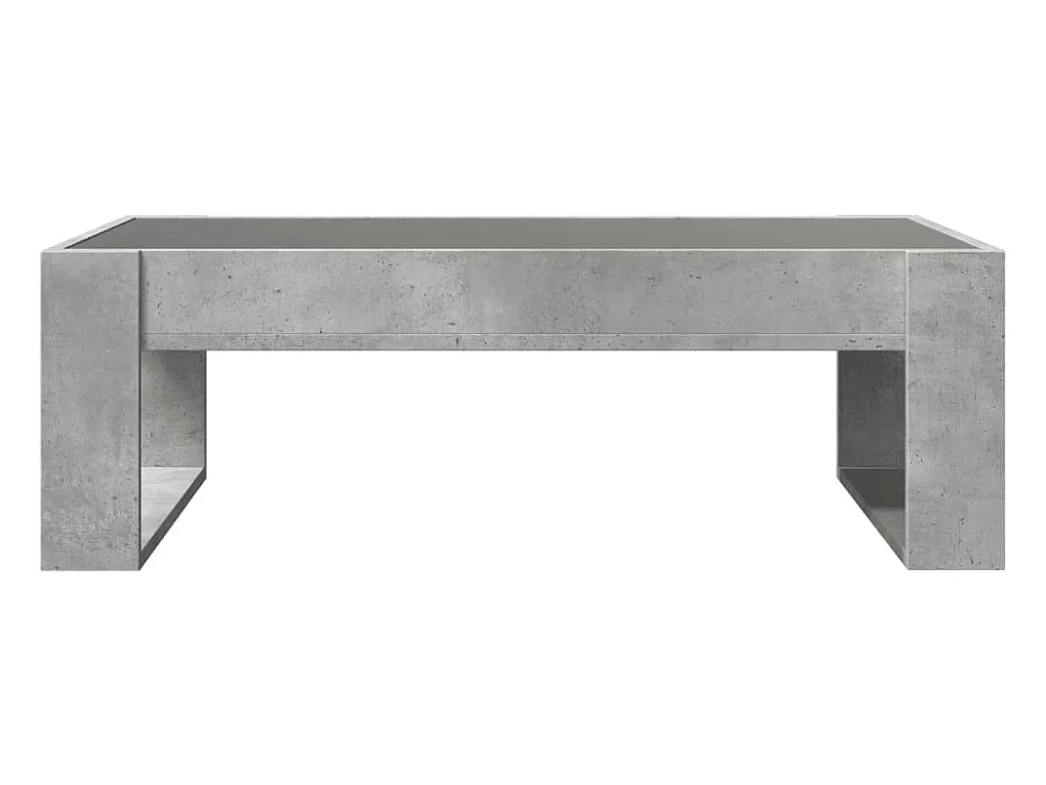 Mesa De Centro|vidaxl Mesa de centro luzes LED Infinity 90x53x30 cm cimento Cinzento