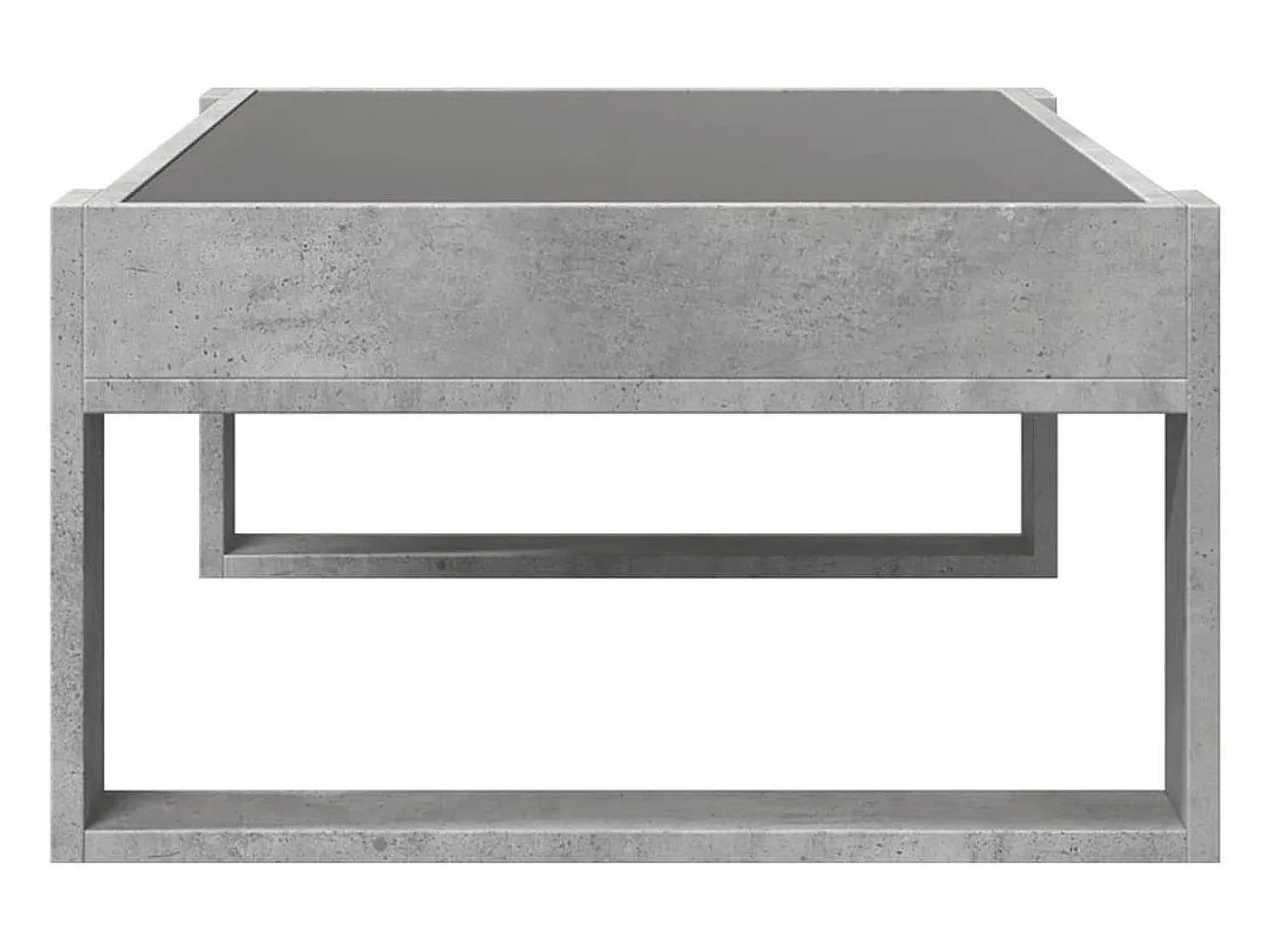 Mesa De Centro|vidaxl Mesa de centro luzes LED Infinity 90x53x30 cm cimento Cinzento