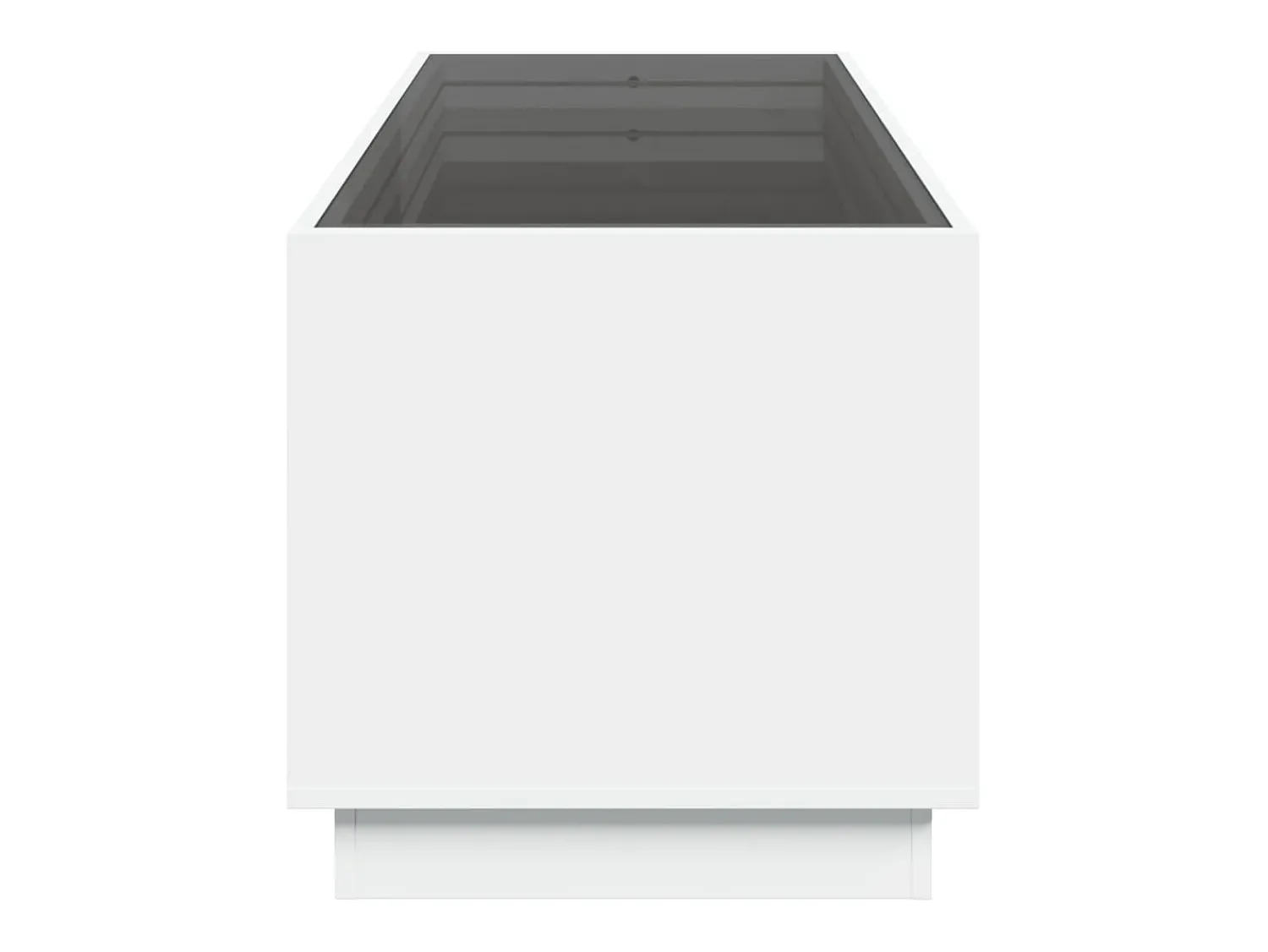 Mesa De Centro*vidaxl Mesa de centro luzes LED Infinity 90x50x50 cm Branco