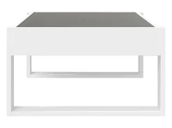 Mesa De Centro|vidaxl Mesa de centro luzes LED Infinity 90x53x30 cm Branco