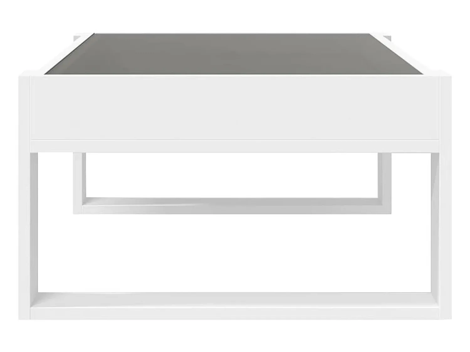 Mesa De Centro|vidaxl Mesa de centro luzes LED Infinity 90x53x30 cm Branco