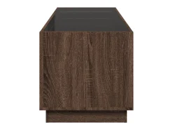 Hot vidaxl Mesa de centro luzes LED Infinity 90x50x50 cm carvalho castanho Natural claro