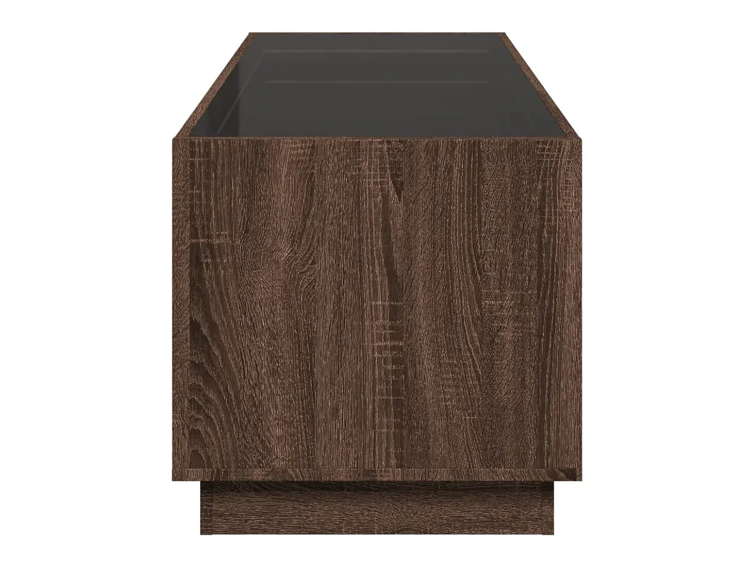 Hot vidaxl Mesa de centro luzes LED Infinity 90x50x50 cm carvalho castanho Natural claro