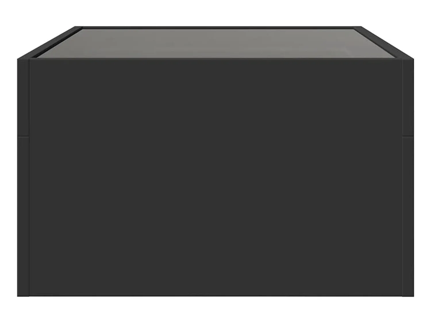 Mesa De Centro|vidaxl Mesa de centro luzes LED Infinity 70x50x30 cm Preto