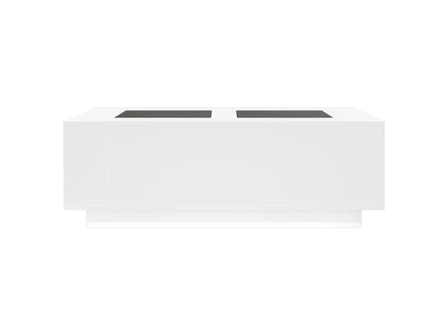 Sale vidaxl Mesa de centro luzes LED Infinity 116x69x40 cm Branco