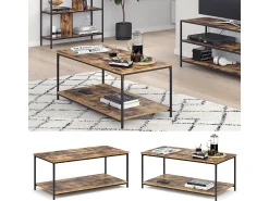 Mesa De Centro*Vicco Mesa de centro madeira antiga 108x52x45 fyrk Castanho