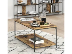 Mesa De Centro*Vicco Mesa de centro madeira antiga 108x52x45 fyrk Castanho