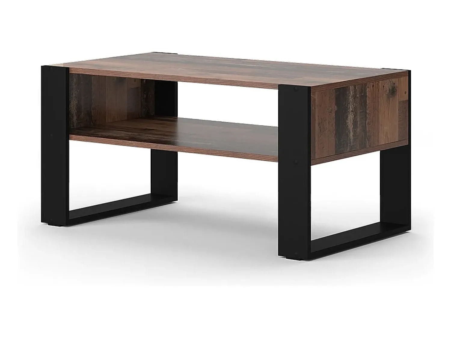 Mesa De Centro|Vicco Mesa de centro madeira antiga 92x52.4x45.6 olli Castanho