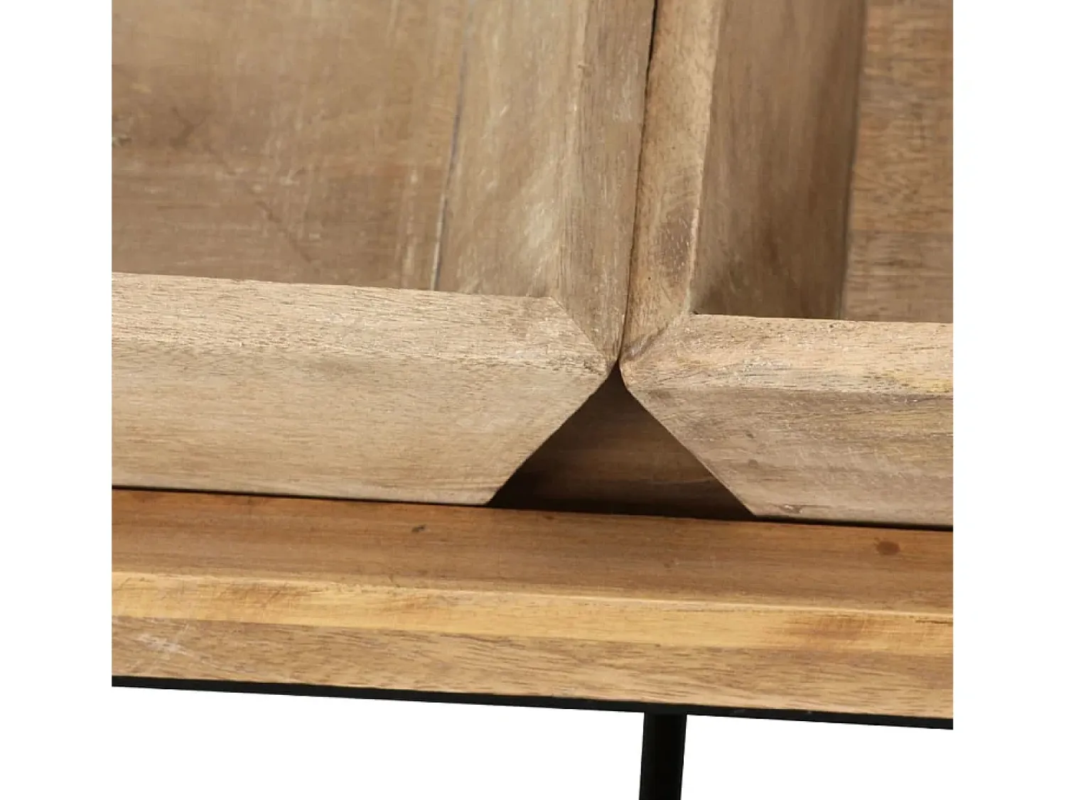 Mesa De Centro|vidaxl Mesa de centro madeira de mangueira maciça 110x55x42 cm Natural claro