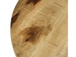 Mesa De Centro*vidaxl Mesa de centro madeira de mangueira maciça áspera 60x40 cm Natural claro