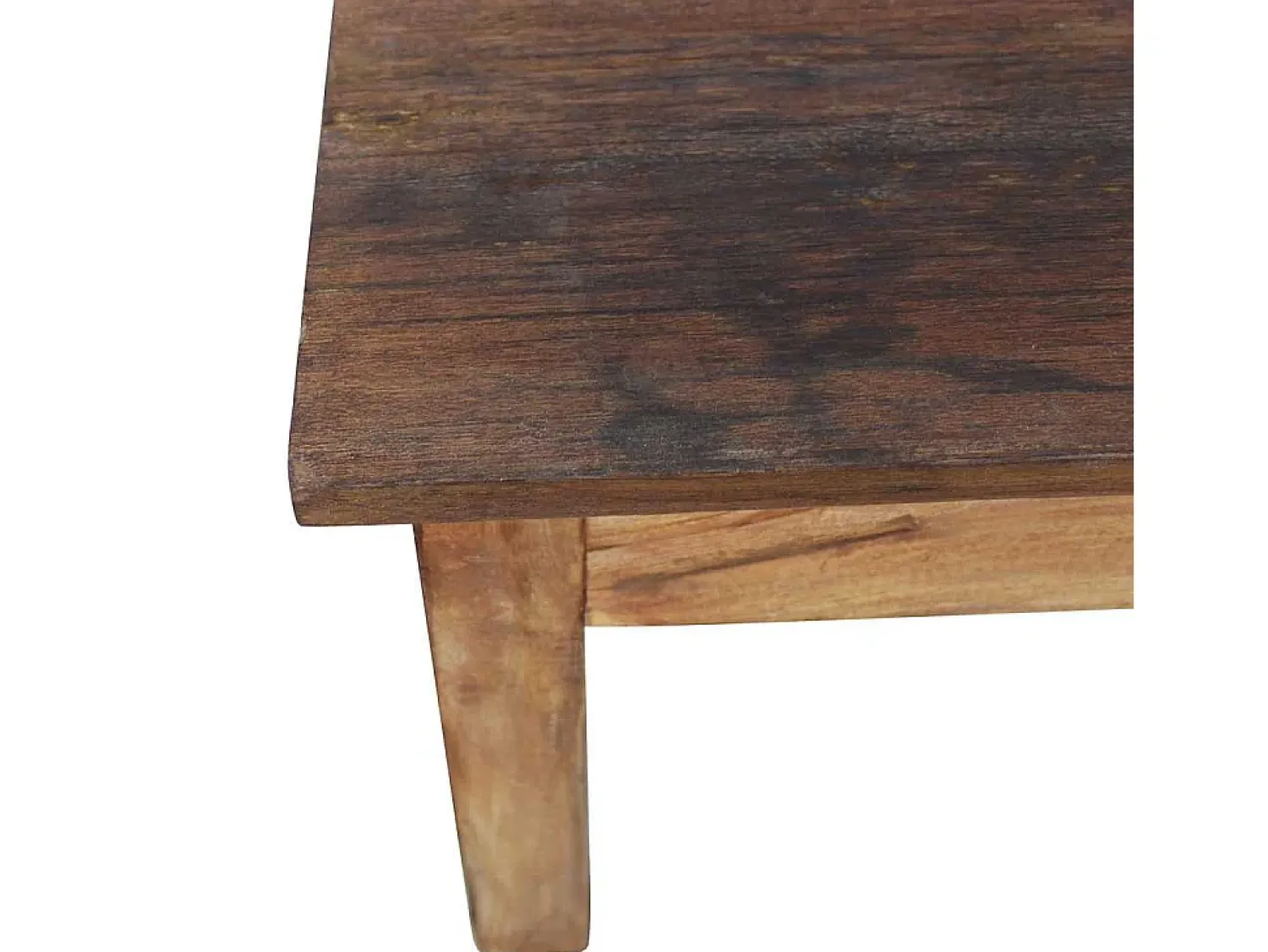 Mesa De Centro*vidaxl Mesa de centro madeira de mogno maciça 96x73x45 cm Natural claro